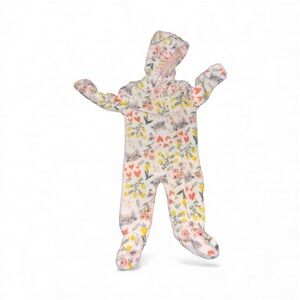 Floral Hooded Kids One Piece